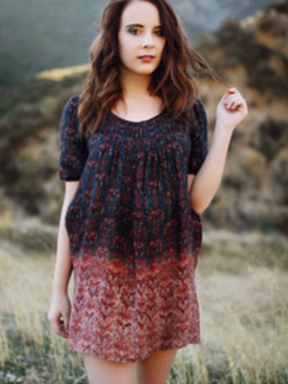 Flowy babydoll mini dress